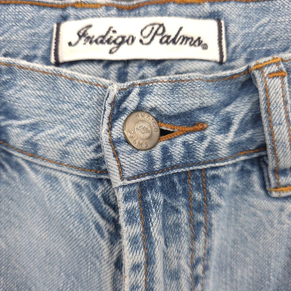 Indigo Palms Jeans Mens 33x30 Light Wash Blue Classic Fit‎ Straight Leg Denim